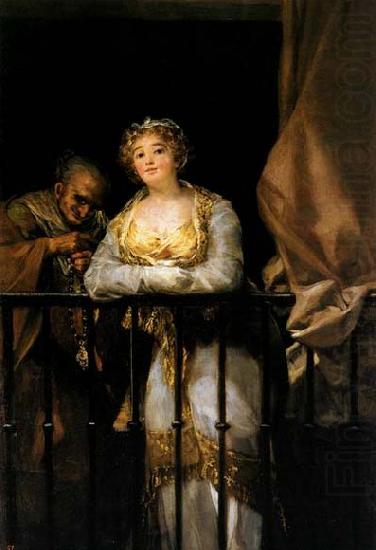 Maja and Celestina, Francisco de goya y Lucientes